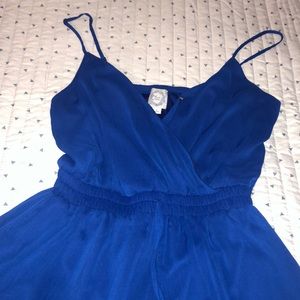 Blue romper from Francesca’s. Worn once.